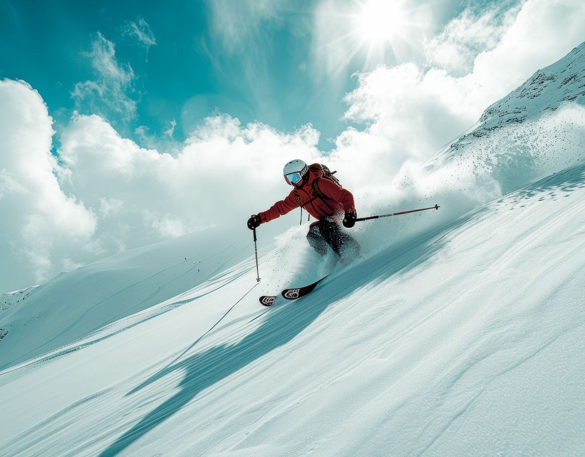 Skiing and snowboarding